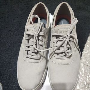 Rockport Men’s Beige Lace-Up Sneakers